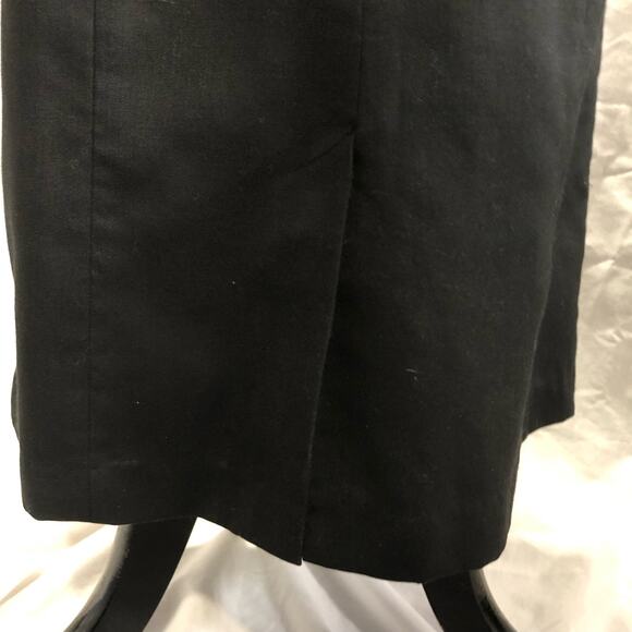 Gap Factory Store Wool blend black sheath sleeveless classic dress size 6 - Picture 4 of 7
